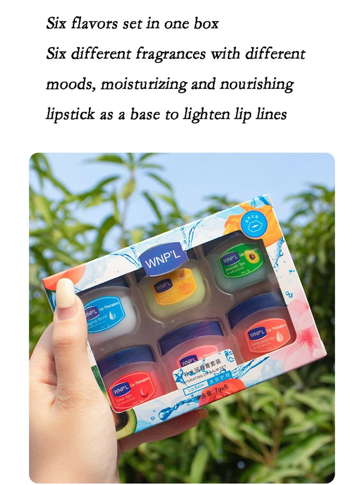 All-Natural Lip Balm Set – Deep Moisturising Healing Mask for Dry & Chapped Lips (4-Pack)