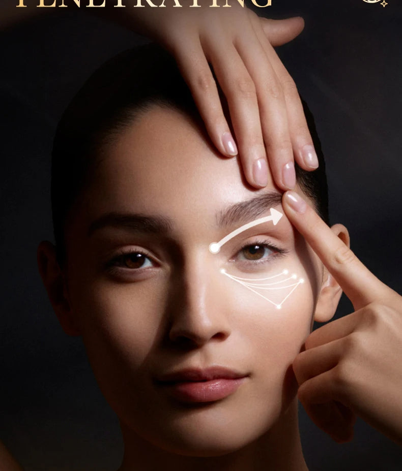 24K Gold Eye Cream with Hyaluronic Acid – Targets Dark Circles, Puffiness & Fine Lines