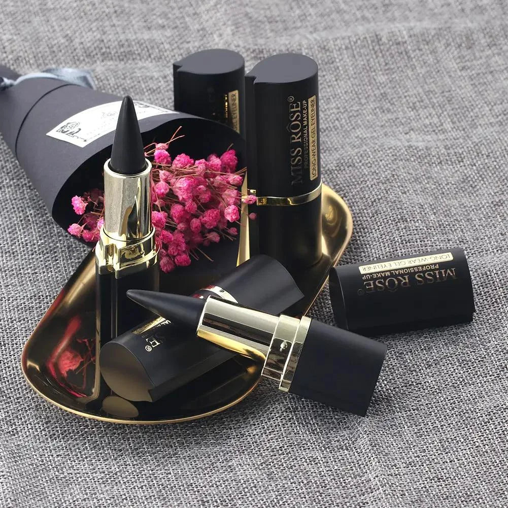 Miss Rose Creamy Eyeliner Stick – Bold, Sweat-Proof, Long-Lasting & Easy Glide Formula