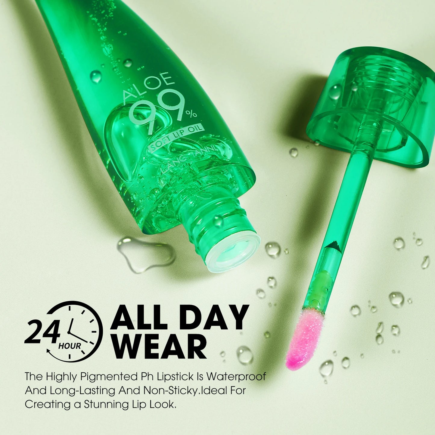 Aloe Vera Colour-Changing Lip Oil – Temperature-Activated Gloss for Soft, Rosy, Hydrated Lips