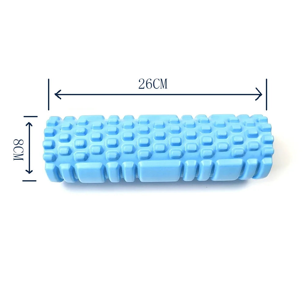 Foam Massage Roller – Hollow Grid Yoga Column for Deep Tissue Muscle Relief & Recovery
