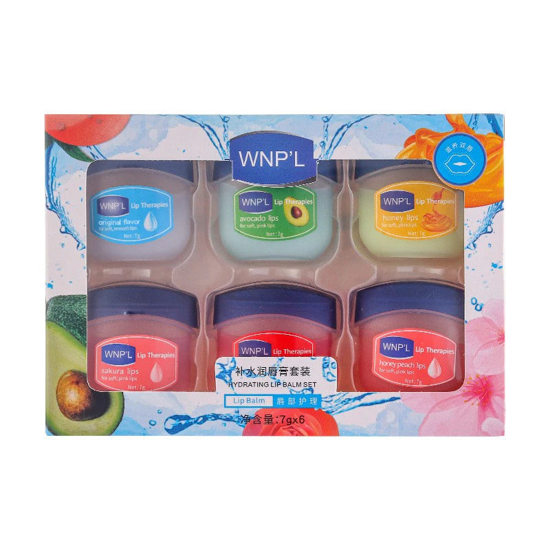 All-Natural Lip Balm Set – Deep Moisturising Healing Mask for Dry & Chapped Lips (4-Pack)