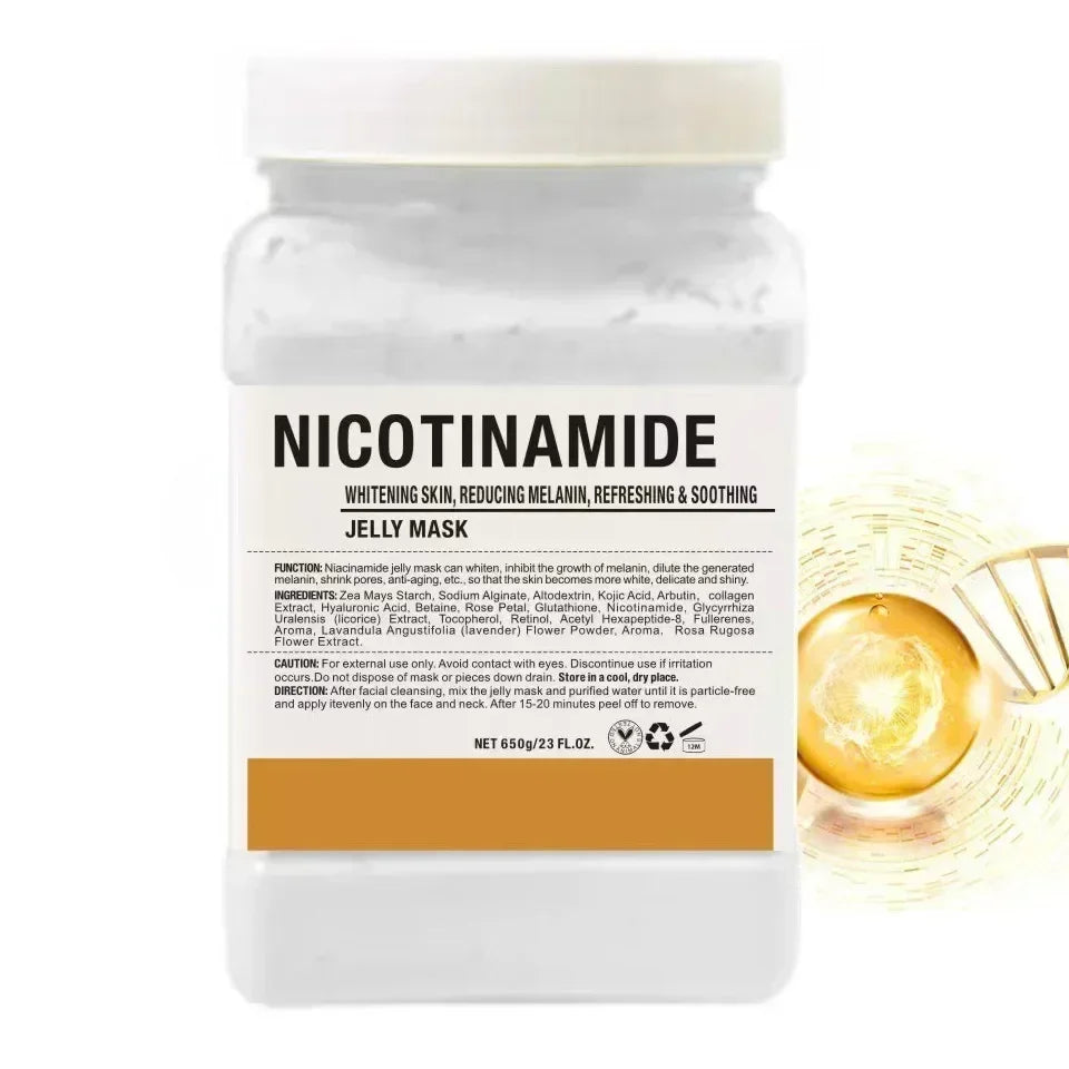 24K Gold Jelly Mask Powder – 500g / 650g Bulk Spa-Grade Hydration & Glow