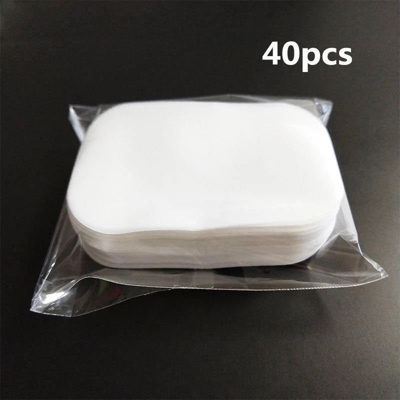 40/60/100pcs Portable Soap Paper Sheets – Travel-Friendly Foaming Hand Wash Tabs for On-the-Go Hygiene