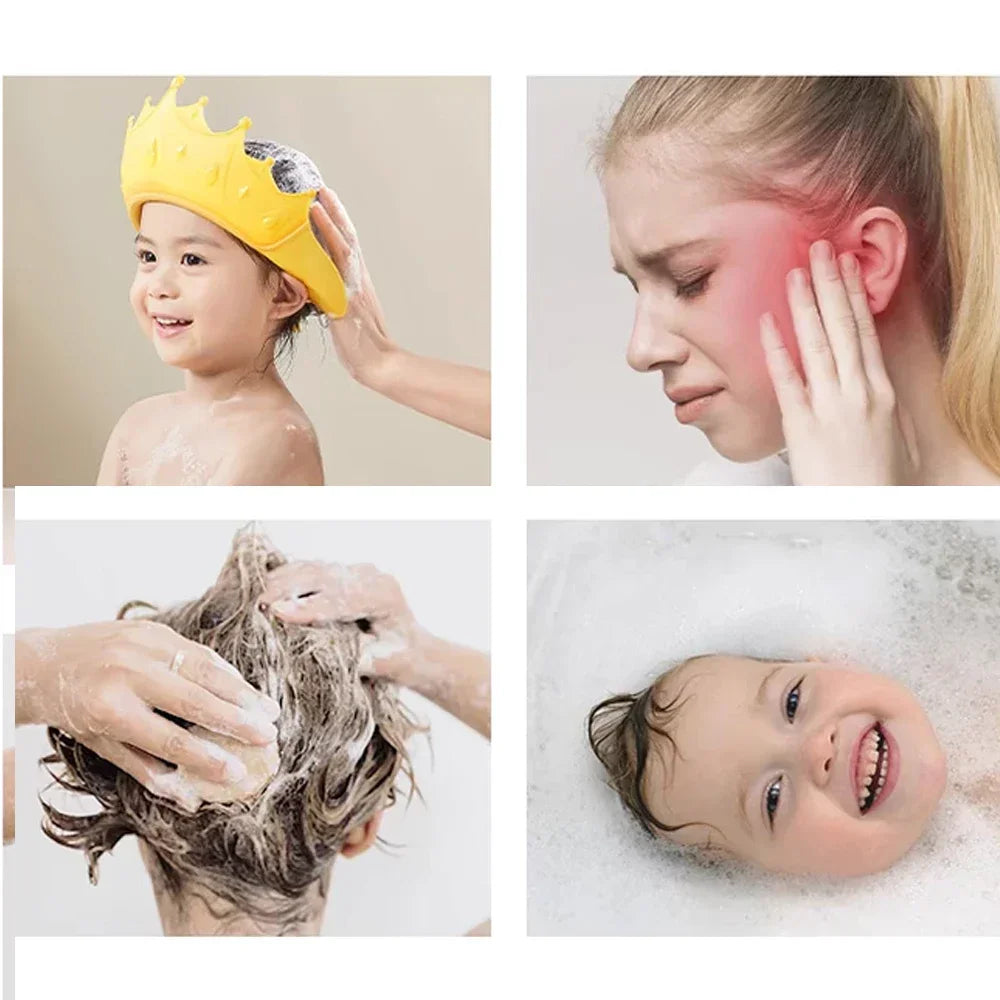 100pcs Waterproof Ear Protection Stickers – Adhesive Pads for Bathing, Showers & Swimming (Adult & Baby)