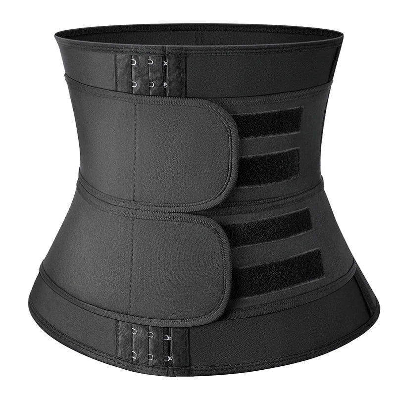 Qtree Plus Size Waist Trainer – Sweat Belt Corset for Slimming, Shaping & Workout Support
