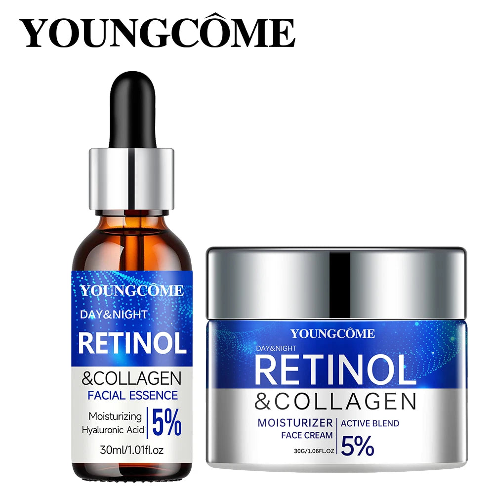 Radiance Repair Set – Retinol & Collagen Day & Night Duo (30ml / 60g)