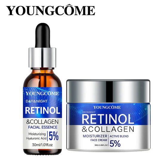Radiance Repair Set – Retinol & Collagen Day & Night Duo (30ml / 60g)