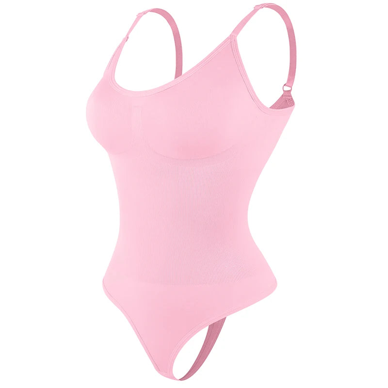 Women’s Sculpting Shapewear Bodysuit – Full Body Faja with Thong Back & Slimming Support