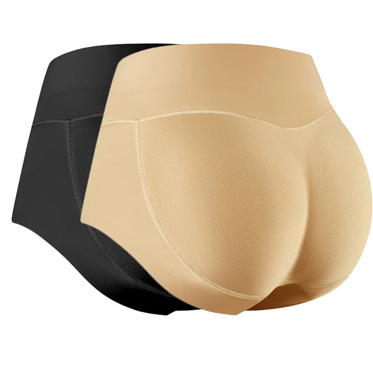 Seamless Butt Lifter Shaping Panties – Padded Hip Enhancer for a Curvier Silhouette