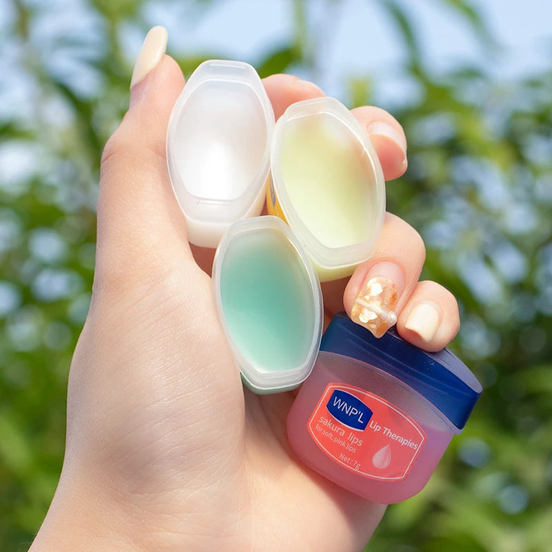 All-Natural Lip Balm Set – Deep Moisturising Healing Mask for Dry & Chapped Lips (4-Pack)