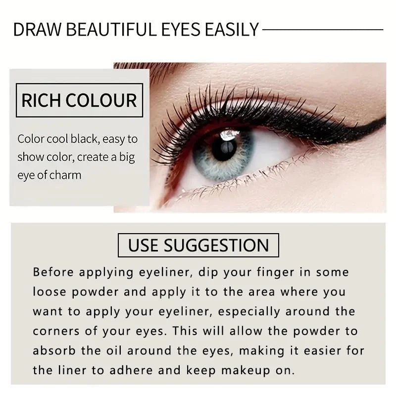 Miss Rose Creamy Eyeliner Stick – Bold, Sweat-Proof, Long-Lasting & Easy Glide Formula