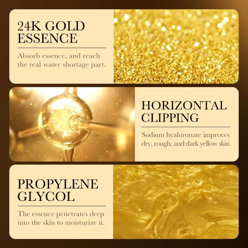 24K Gold Hyaluronic Eye Cream – Brightens Dark Circles & Firms Under-Eye Bags