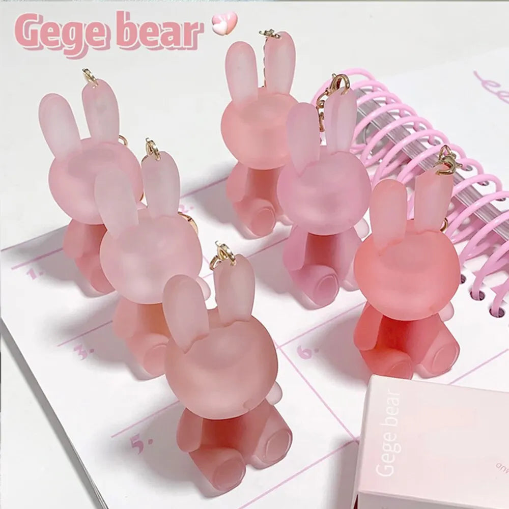 Gege Bear Bunny Lip Glaze – Velvet Matte Lip Clay with Long-Lasting Colour & Adorable Packaging