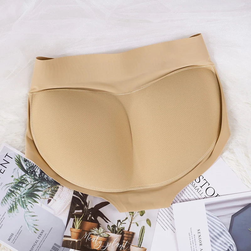 Seamless Butt Lifter Shaping Panties – Padded Hip Enhancer for a Curvier Silhouette