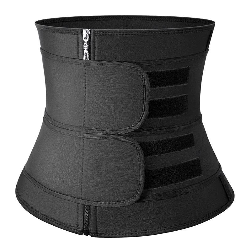 Qtree Plus Size Waist Trainer – Sweat Belt Corset for Slimming, Shaping & Workout Support