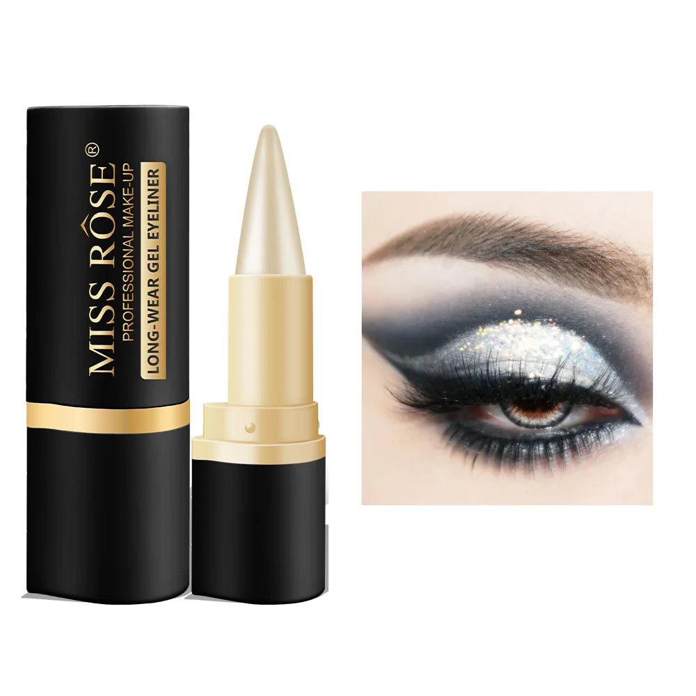 Miss Rose Creamy Eyeliner Stick – Bold, Sweat-Proof, Long-Lasting & Easy Glide Formula
