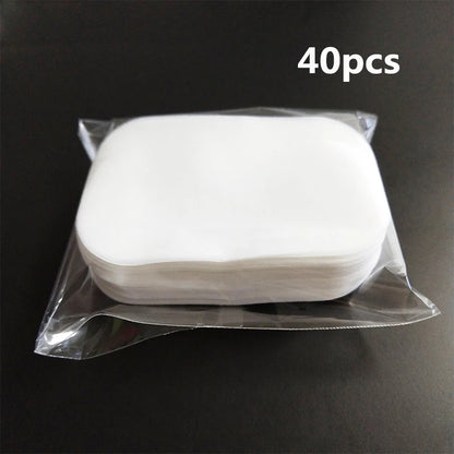 40/60/100pcs Portable Soap Paper Sheets – Travel-Friendly Foaming Hand Wash Tabs for On-the-Go Hygiene