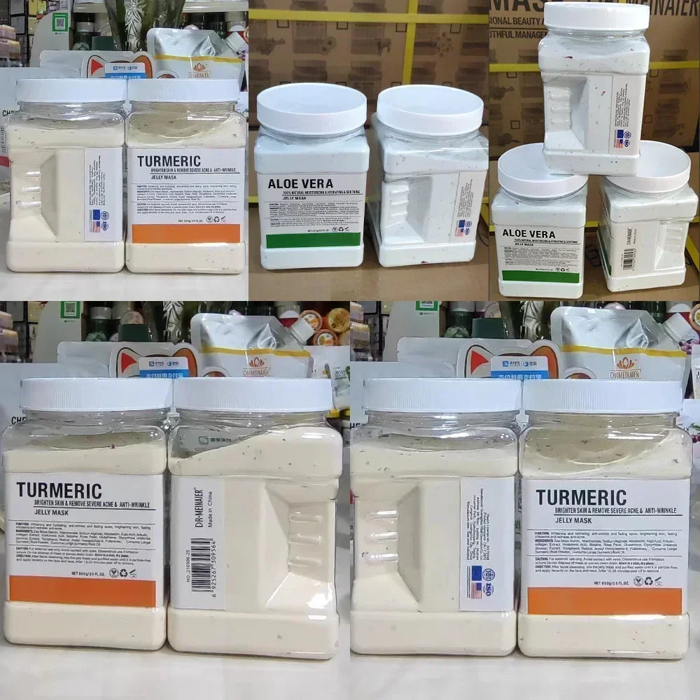 24K Gold Jelly Mask Powder – 500g / 650g Bulk Spa-Grade Hydration & Glow