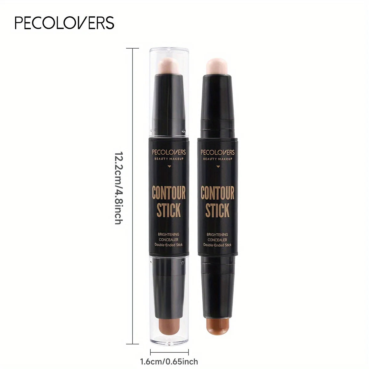 2-in-1 Contour & Highlight Stick – Dual-Ended Cream Concealer for Sculpted Nose, Cheeks & Jawline