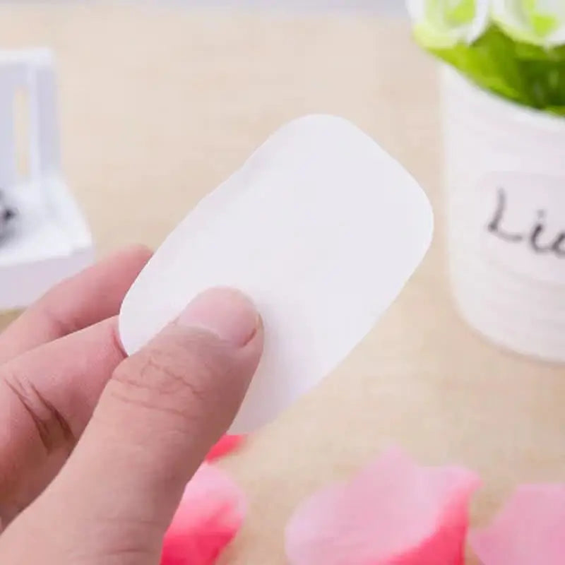 40/60/100pcs Portable Soap Paper Sheets – Travel-Friendly Foaming Hand Wash Tabs for On-the-Go Hygiene