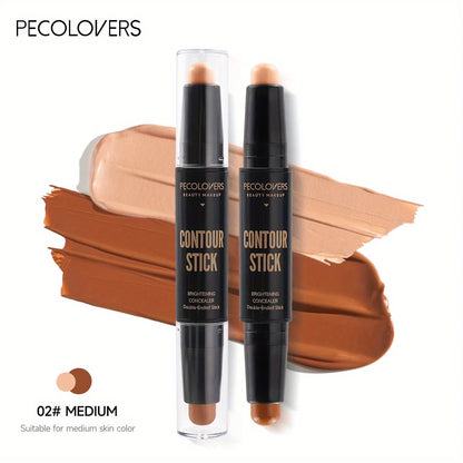 2-in-1 Contour & Highlight Stick – Dual-Ended Cream Concealer for Sculpted Nose, Cheeks & Jawline