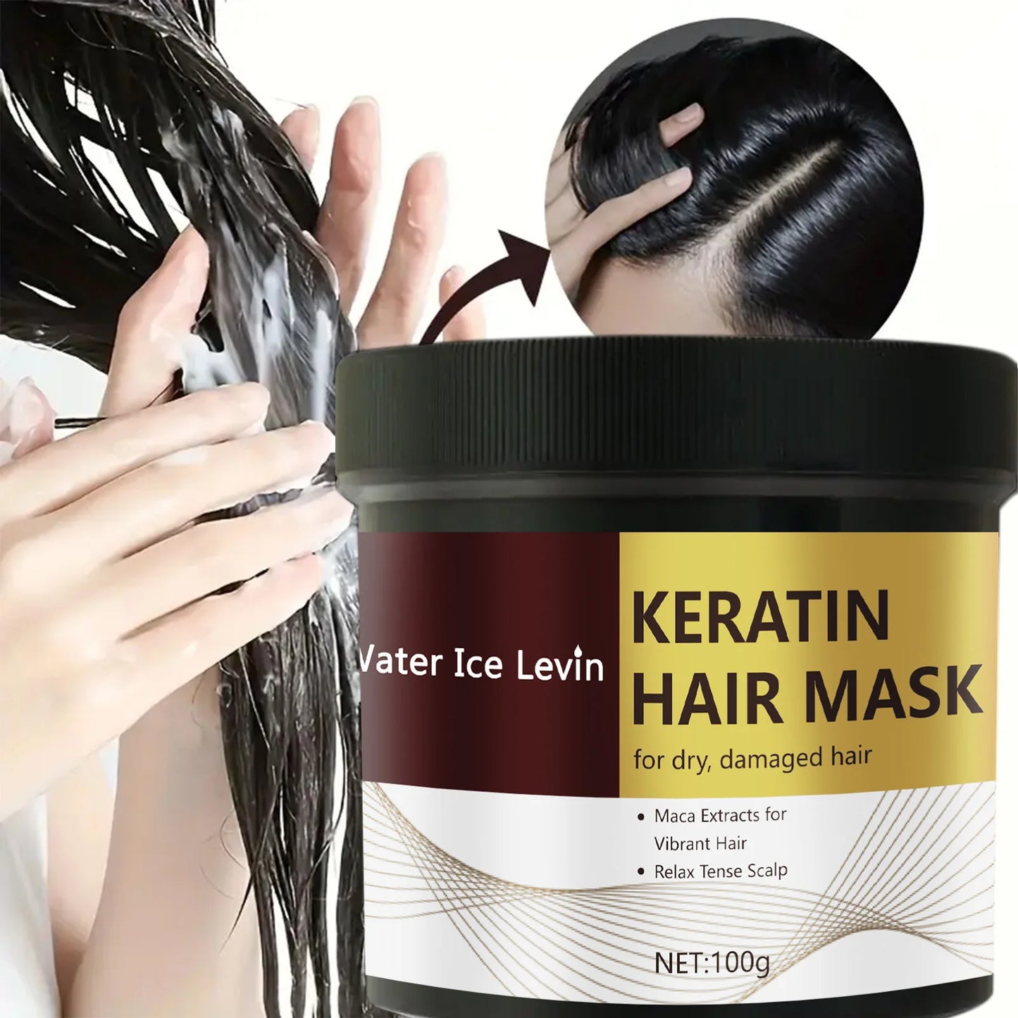 5-Second Keratin Hair Mask – Instant Repair for Damaged, Dry & Frizzy Hair | Deep Moisture, Shine & Silky Smooth Finish
