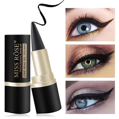 Miss Rose Creamy Eyeliner Stick – Bold, Sweat-Proof, Long-Lasting & Easy Glide Formula