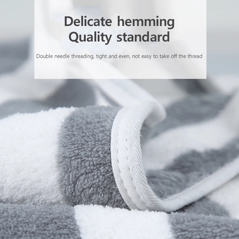 Luxury Thickened Cotton Bath Towel – Ultra Soft, Quick-Dry & Highly Absorbent (70x130cm)