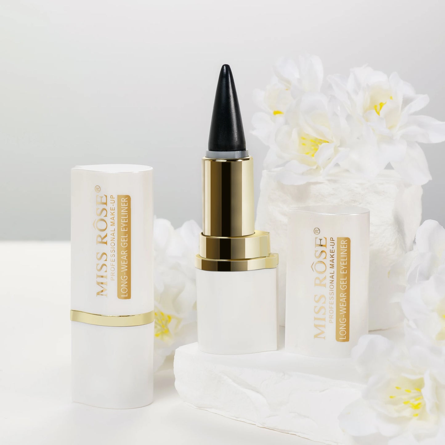 Miss Rose Creamy Eyeliner Stick – Bold, Sweat-Proof, Long-Lasting & Easy Glide Formula