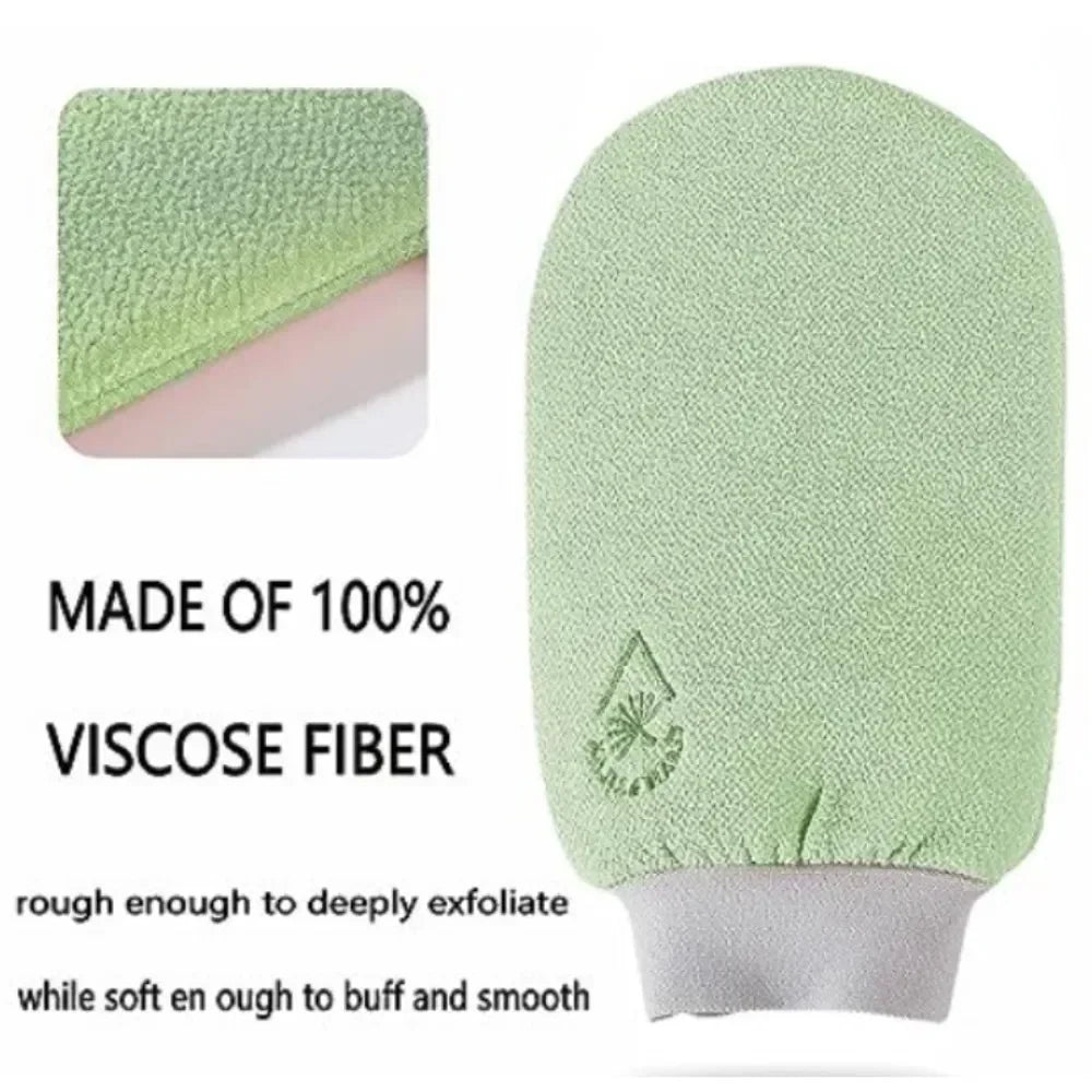 Exfoliating Spa Bath Gloves – Deep Body Scrub Mitts for Smooth, Radiant Skin | Reusable Shower & Massage Gloves