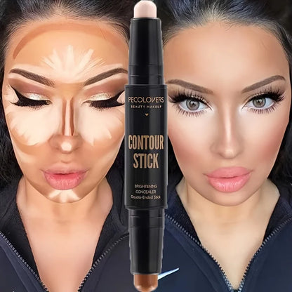2-in-1 Contour & Highlight Stick – Dual-Ended Cream Concealer for Sculpted Nose, Cheeks & Jawline