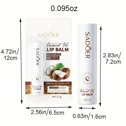 Coconut Oil Lip Balm – Deep Nourishment & Long-Lasting Moisture for Soft, Smooth Lips