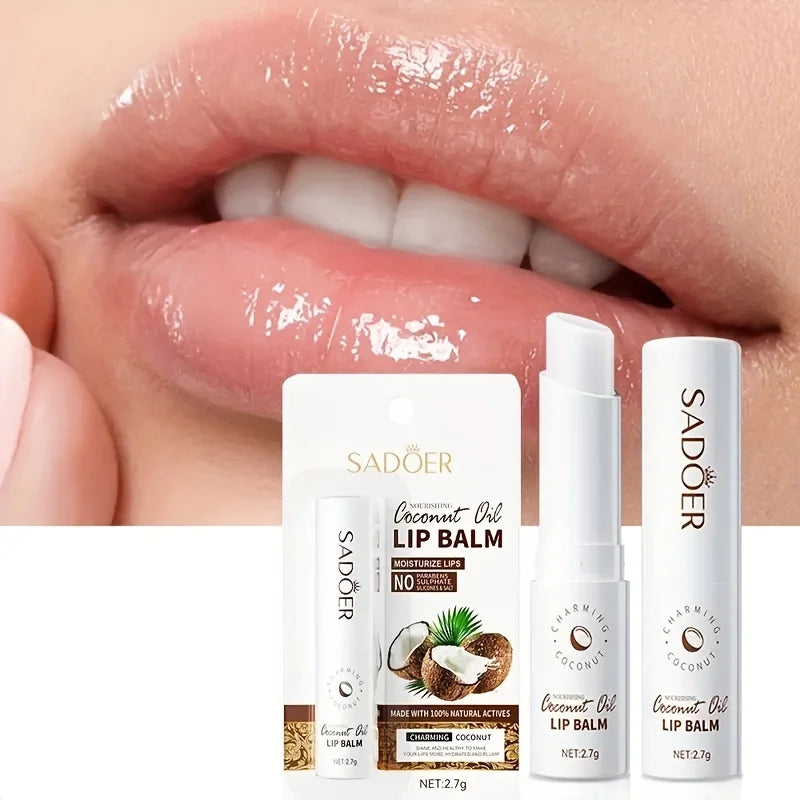Coconut Oil Lip Balm – Deep Nourishment & Long-Lasting Moisture for Soft, Smooth Lips
