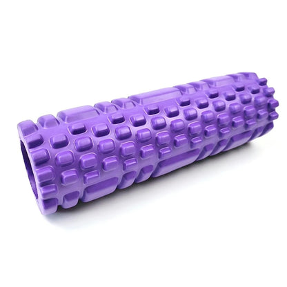 Foam Massage Roller – Hollow Grid Yoga Column for Deep Tissue Muscle Relief & Recovery