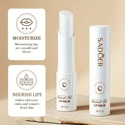 Coconut Oil Lip Balm – Deep Nourishment & Long-Lasting Moisture for Soft, Smooth Lips