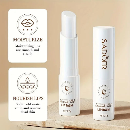 Coconut Oil Lip Balm – Deep Nourishment & Long-Lasting Moisture for Soft, Smooth Lips