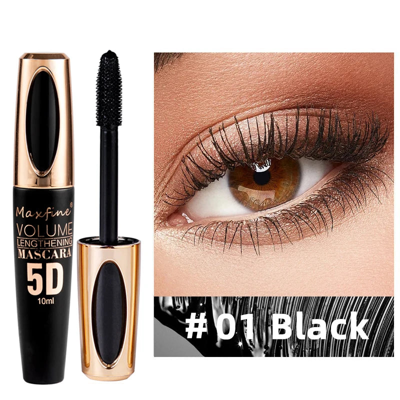 5D Silk Volume Mascara – Dramatic Length, Waterproof Wear & Intense Black Finish
