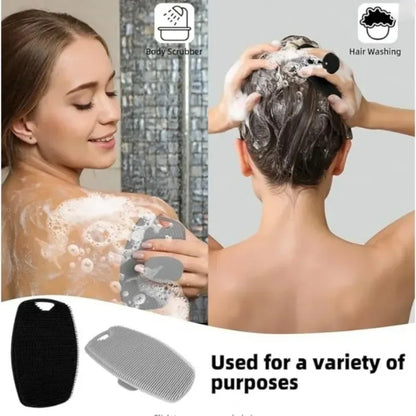 Soft Silicone Exfoliating Body Brush – Deep-Cleansing Scrubber & Massage Tool for Shower or Bath