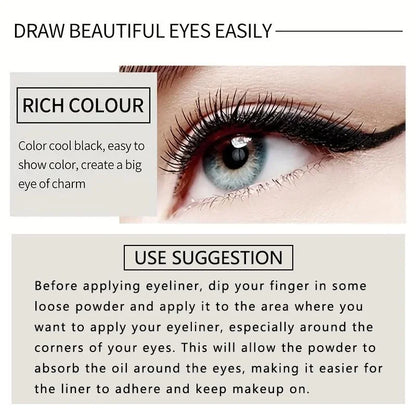 Miss Rose Creamy Eyeliner Stick – Bold, Sweat-Proof, Long-Lasting & Easy Glide Formula