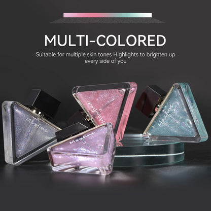 Maxfine Moisturising Triangle Lip Oil – Crystal Shine Lip Gloss for Natural Plump & Glossy Finish | Hydrating Lip Enhancer