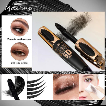 5D Silk Volume Mascara – Dramatic Length, Waterproof Wear & Intense Black Finish