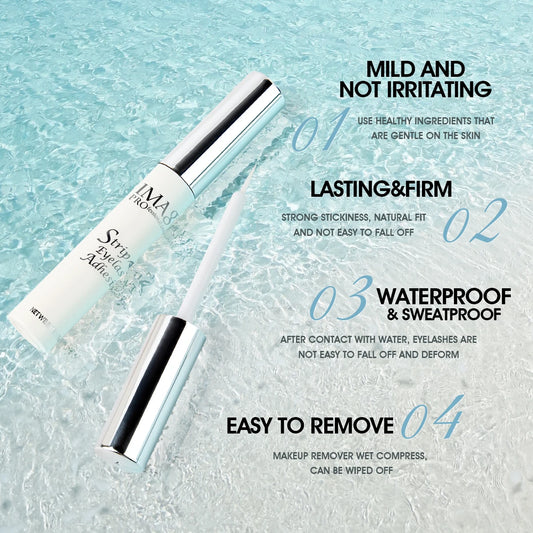 IMAGIC 5ml Lash Adhesive – Waterproof, Fast-Drying & Long-Lasting False Eyelash Glue (No Irritation)