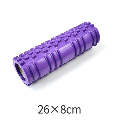 Foam Massage Roller – Hollow Grid Yoga Column for Deep Tissue Muscle Relief & Recovery