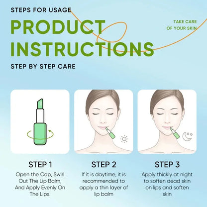 Aloe Vera Lip Balm – Ultra-Hydrating, Soothing & Repairing Stick for Dry, Cracked Lips | 98% Natural & Gentle Formula