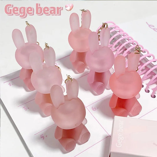 Gege Bear Bunny Lip Glaze – Velvet Matte Lip Clay with Long-Lasting Colour & Adorable Packaging