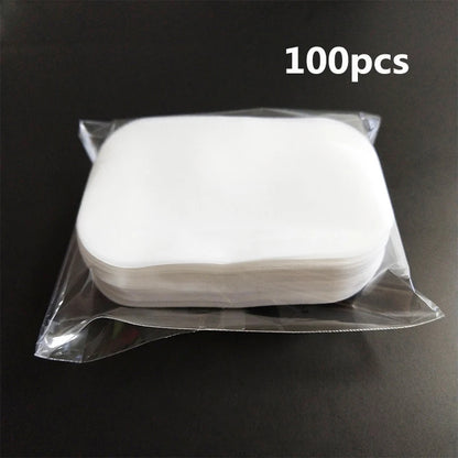 40/60/100pcs Portable Soap Paper Sheets – Travel-Friendly Foaming Hand Wash Tabs for On-the-Go Hygiene