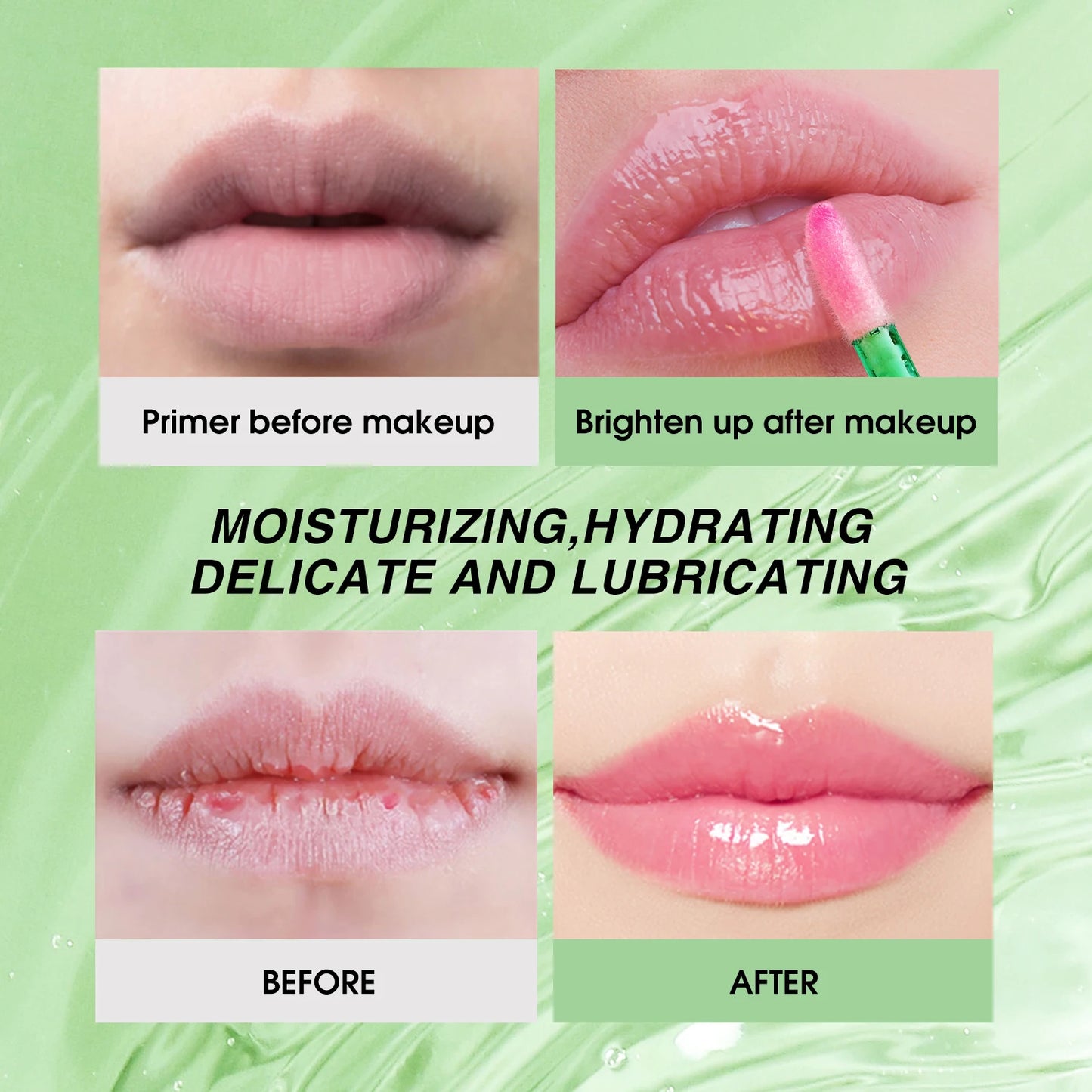 Aloe Vera Colour-Changing Lip Oil – Temperature-Activated Gloss for Soft, Rosy, Hydrated Lips