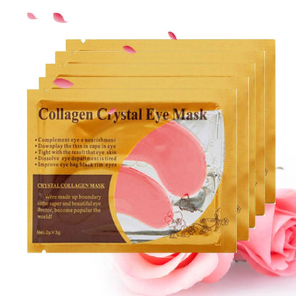Gold Collagen Under Eye Masks – 10 Pairs | Hydrating, Firming & Brightening Eye Patches for Tired Eyes & Puffiness